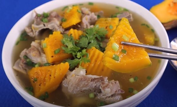 Bí quyết nấu canh bí đỏ