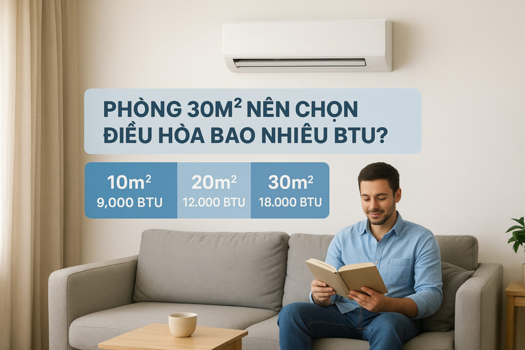chọn điều hòa có BTU bao nhiêu
