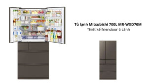 tủ lạnh Mitsubishi MR-WXD70M (2)