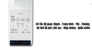 Hướng dẫn sử dụng quạt treo tường