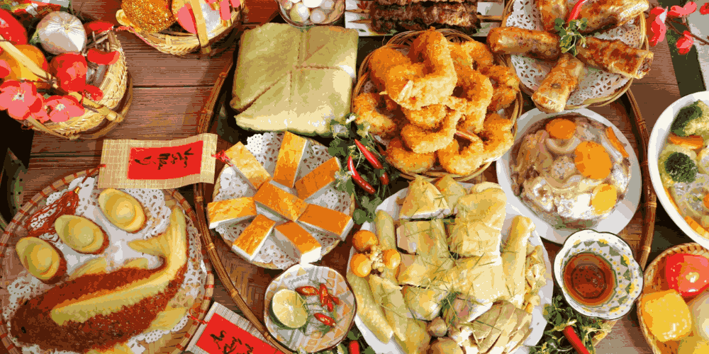 Top 10 món ăn ngày Tết đơn giản, ngon miêngj