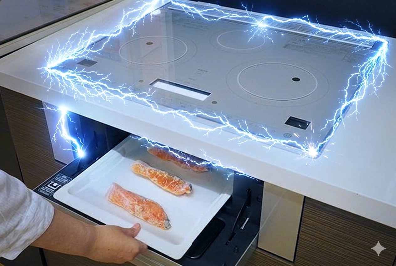 5 cách khắc phục phòng bị nhiễm điện khi dùng bếp từ nội địa Nhật 9 Bếp từ bị nhiễm điện từ