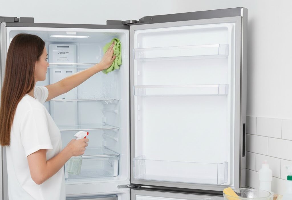 Vệ sinh tủ lạnh đúng cách sau mùa Tết 9 Quy trình vệ sinh tủ lạnh đơn giản tại nhà
