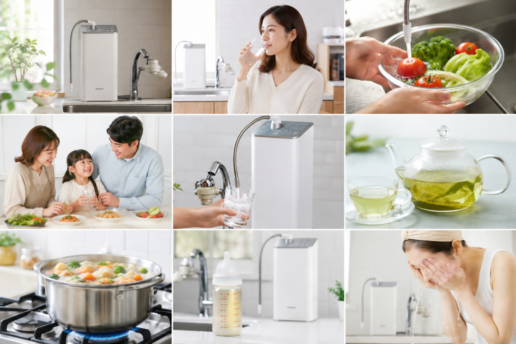 Máy lọc nước ion kiềm Panasonic