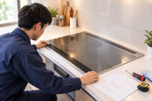 hướng dẫn lắp đặt bếp từ nội địa nhật.1